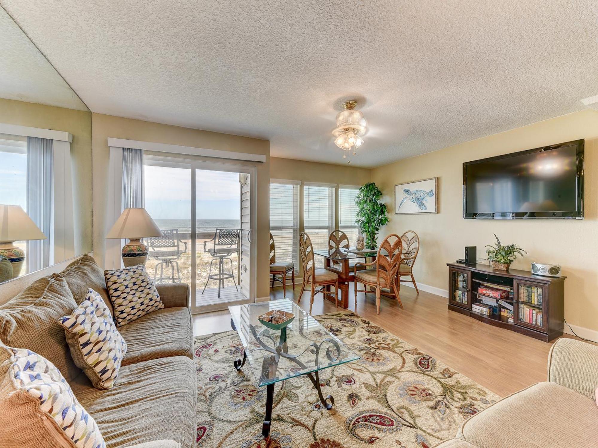 Surfside Six E, 2 Bedrooms, Ocean Front, Sleeps 6, Wireless Internet St. Augustine Buitenkant foto