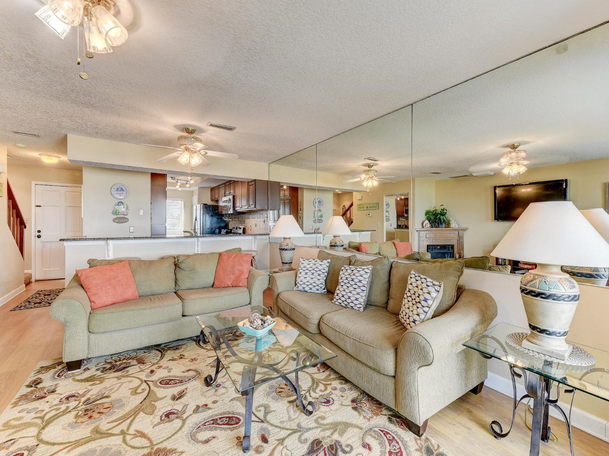 Surfside Six E, 2 Bedrooms, Ocean Front, Sleeps 6, Wireless Internet St. Augustine Buitenkant foto